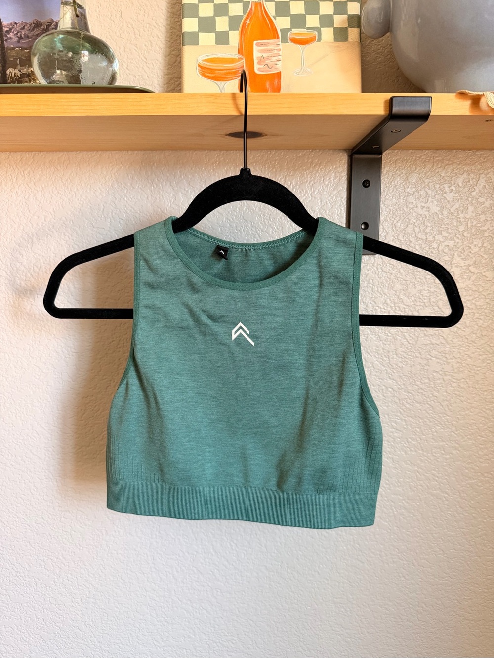 Oner Active Seafoam Green Seamless Crop Tank